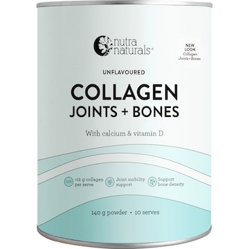 Nutra Naturals Collagen Joints + Bones Powder 140g
