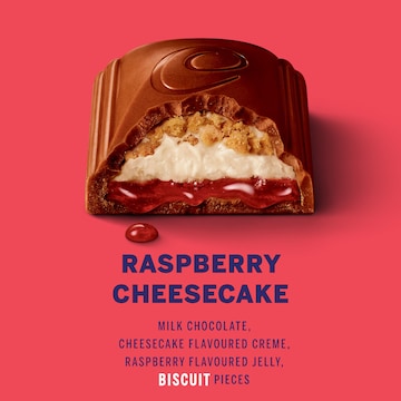 Cadbury & More Raspberry Cheesecake Chocolate Block 195g