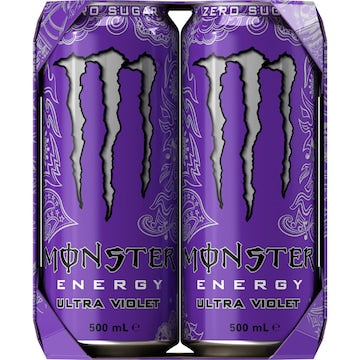 Energy Drink, 500mL Cans, 4 Pack