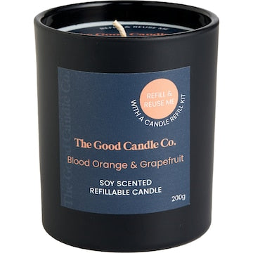 The Good Candle Co. Soy Scented Refillable Candle Blood Orange & Grapefruit 200g