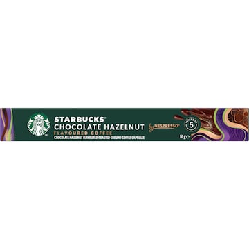 Starbucks by Nespresso Chocolate Hazelnut Coffee Pods 10 pack