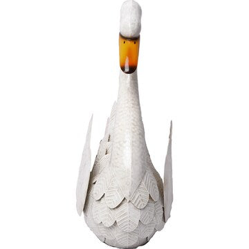 Green Gardener Metal Swan White each