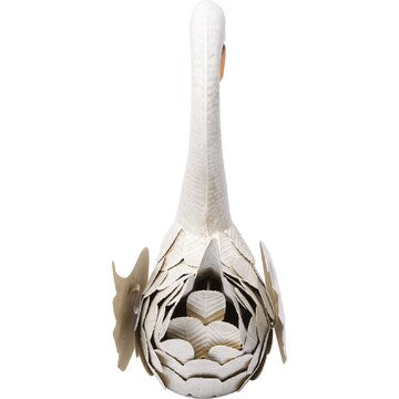 Green Gardener Metal Swan White each