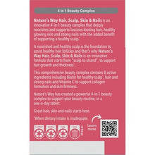 Nature's Way Beauty Hair Scalp Skin & Nail Tablets 100 pack