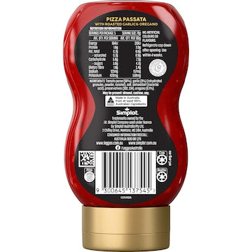 Leggo's Gourmet Pizza Passata Sauce Garlic & Oregano 390g