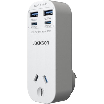 Jackson 20W PD Rapid Charge Wall Adaptor each