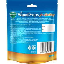 Vicks Vapodrops Extra Soothing Lozenges Honey 30 pack