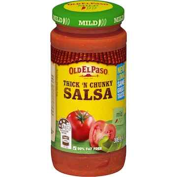 Old El Paso Thick N Chunky Salsa Mild 395g