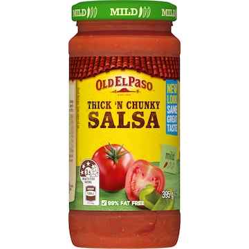 Old El Paso Thick N Chunky Salsa Mild 395g