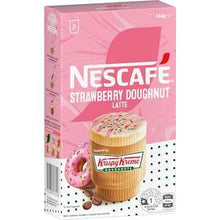 Nescafe Krispy Kreme Strawberry Doughnut Latte Sachets 8 pack