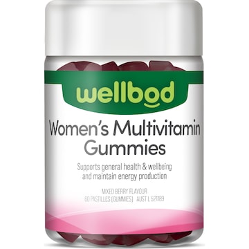 Wellbod Women's Multivitamin Gummies 60 pack