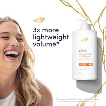 Dove Damage Therapy Volume Boost & Collagen Shampoo 850mL