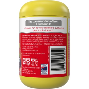 Nature's Way Kids Smart Vita Gummies Iron + Vitamin C Pastilles 120 pack