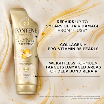 Pantene Miracles Dairy Bond Repair Hair Treatment 180mL