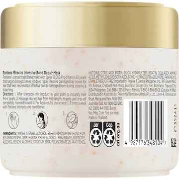Pantene Miracles Intensive Bond Repair Hair Mask 300mL