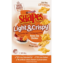Arnott's Shapes Light & Crispy Honey Soy Chicken Crackers 120g