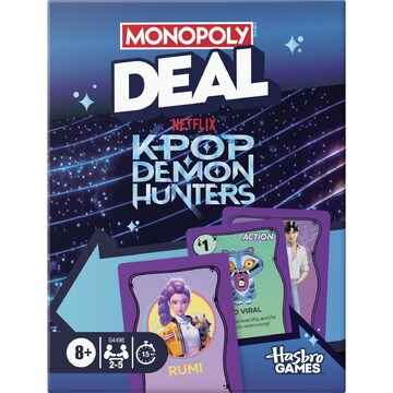 Monopoly Deal K-Pop Demon Hunters Game each