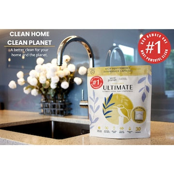 Eco Planet Ultimate Dishwasher Capsules Lemon 30 pack