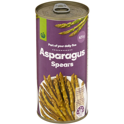 Woolworths Asparagus Spears Tin 425g