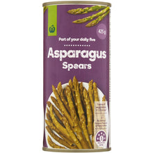 Woolworths Asparagus Spears Tin 425g