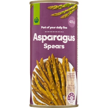 Woolworths Asparagus Spears Tin 425g