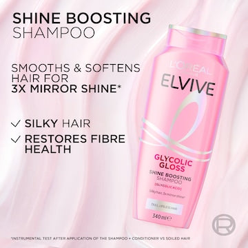 L'Oreal Paris Elvive Glycolic Gloss Shampoo 340mL