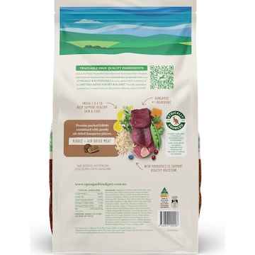 Open Paddock Wild Kangaroo Kibble & Air Dried Meat Dry Dog Food 5.5kg