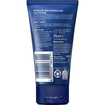 Nivea Men Hydrocare Exfoliating Face Scrub 75mL