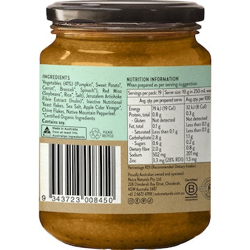Nutra Naturals Vegetable Broth Concentrate 190g