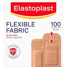 Elastoplast Flexible Fabric Strips Assorted 100 pack
