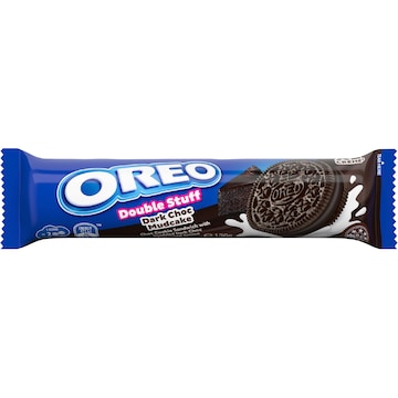 Oreo Double Stuff Dark Choc Mudcake Cookies 136g