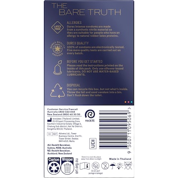 Durex Intense Close Fit Condoms 10 pack