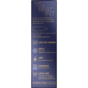 Durex Intense Close Fit Condoms 10 pack