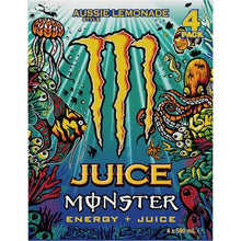 Monster Energy Juice Aussie Lemonade Style 500mL x 4 pack
