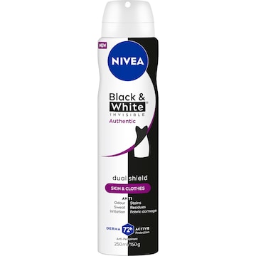 Nivea Women Black & White Aerosol Antiperspirant Authentic 250mL