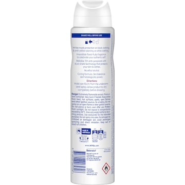 Nivea Women Black & White Aerosol Antiperspirant Authentic 250mL