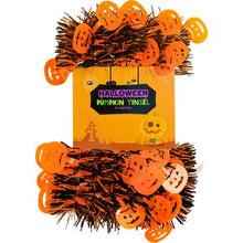 Halloween Tinsel Pumpkin 4m each