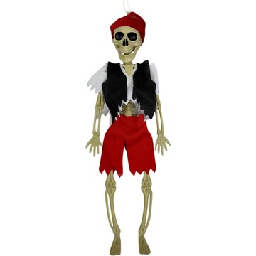 Halloween Hanging Skeleton Decoration Pirate each