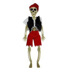 Halloween Hanging Skeleton Decoration Pirate each
