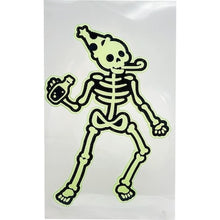 Halloween Window Gel Cling Skeleton each