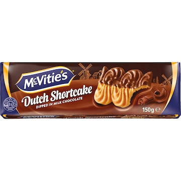 McVitie's Dutch Shortcake Milk Chocolate 150g