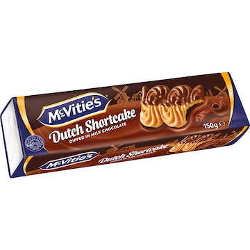 McVitie's Dutch Shortcake Milk Chocolate 150g