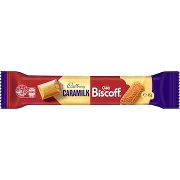 Cadbury Caramilk Biscoff Chocolate Bar 45g