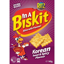 In A Biskit Ritz Korean Sweet & Spicy Crackers 145g