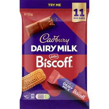 Cadbury Dairy Milk Biscoff Mini Chocolate Bars 11 pack