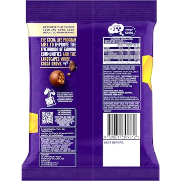 Cadbury Dairy Milk Chocolate Balls Crunchie 127g