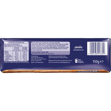 McVitie's Dutch Shortcake Speculaas 150g