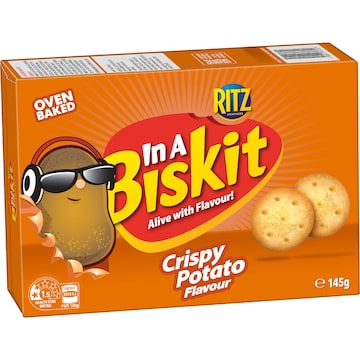 In A Biskit Ritz Crispy Potato Crackers 145g