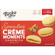Bisko Bakehouse Creme Moments Shortbread With Speculoos Cream Filling 140g