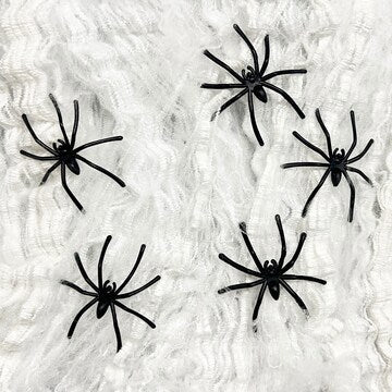 Halloween Spider Webs White each